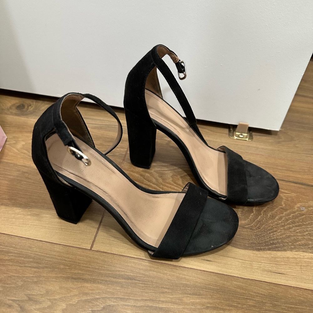 Black heels